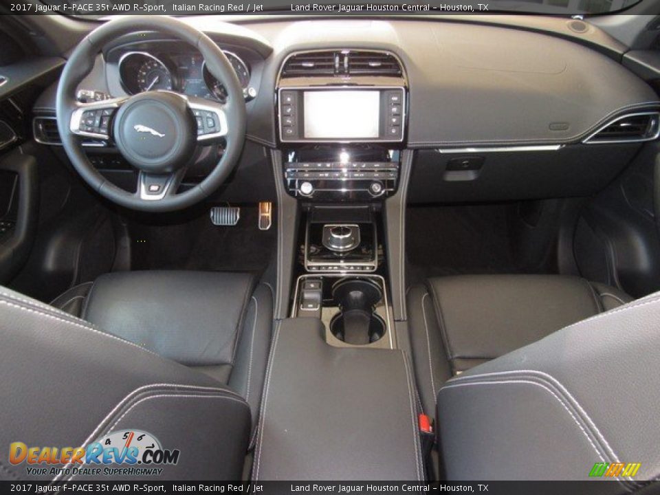 2017 Jaguar F-PACE 35t AWD R-Sport Italian Racing Red / Jet Photo #4