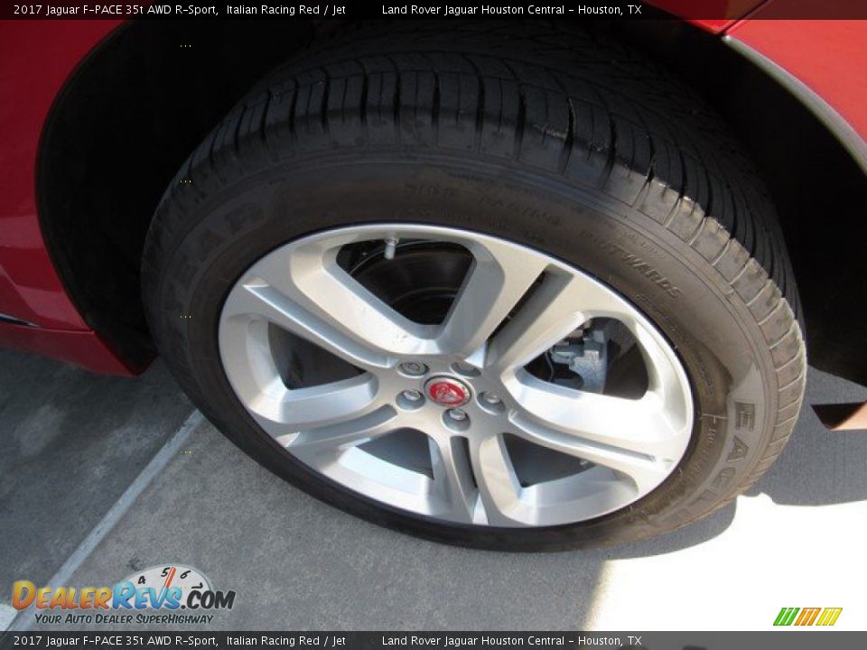 2017 Jaguar F-PACE 35t AWD R-Sport Italian Racing Red / Jet Photo #9