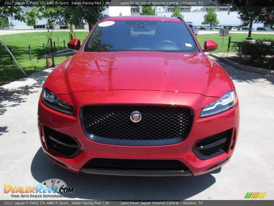 2017 Jaguar F-PACE 35t AWD R-Sport Italian Racing Red / Jet Photo #11