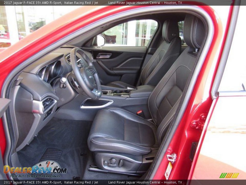 2017 Jaguar F-PACE 35t AWD R-Sport Italian Racing Red / Jet Photo #14