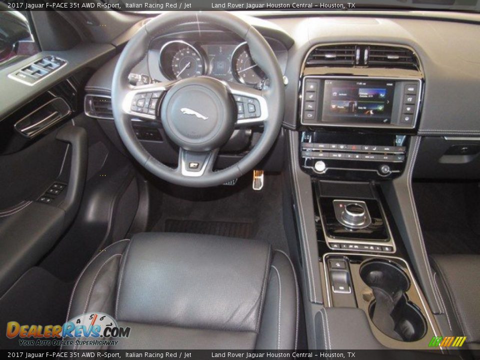2017 Jaguar F-PACE 35t AWD R-Sport Italian Racing Red / Jet Photo #15