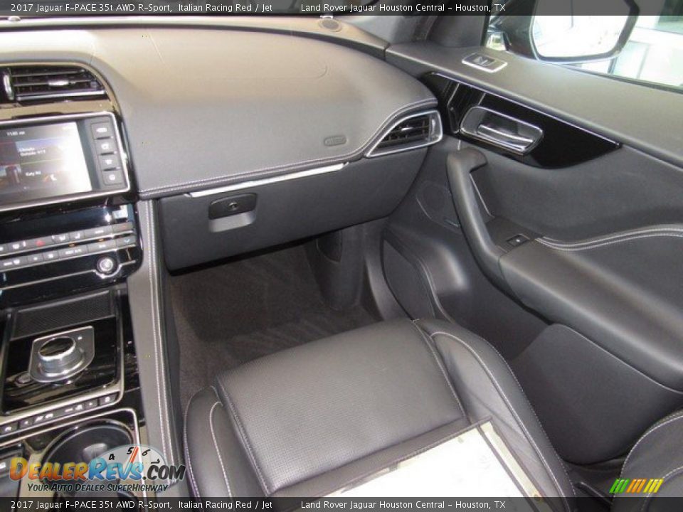 2017 Jaguar F-PACE 35t AWD R-Sport Italian Racing Red / Jet Photo #16