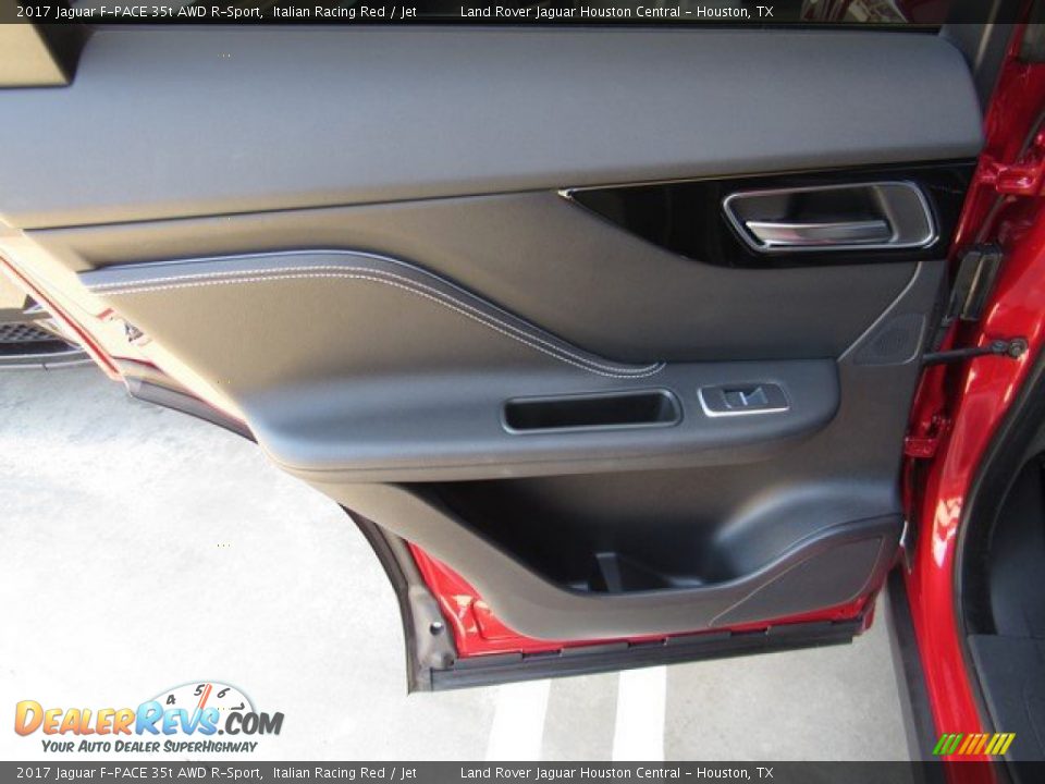 2017 Jaguar F-PACE 35t AWD R-Sport Italian Racing Red / Jet Photo #23