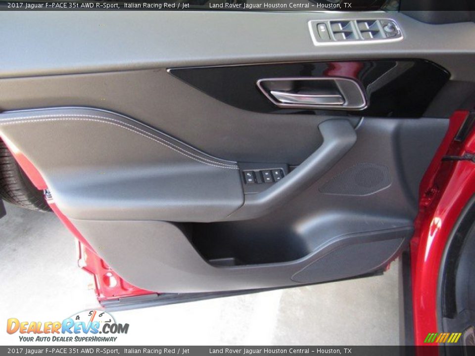 2017 Jaguar F-PACE 35t AWD R-Sport Italian Racing Red / Jet Photo #24