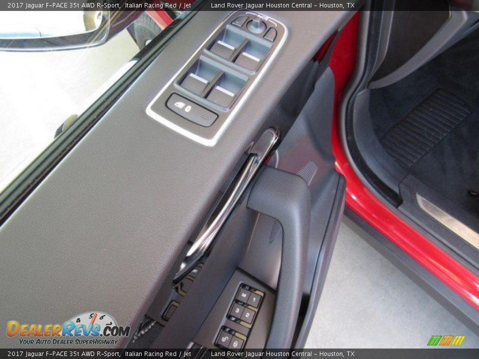 2017 Jaguar F-PACE 35t AWD R-Sport Italian Racing Red / Jet Photo #25