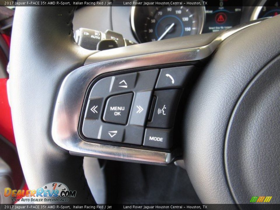 2017 Jaguar F-PACE 35t AWD R-Sport Italian Racing Red / Jet Photo #28