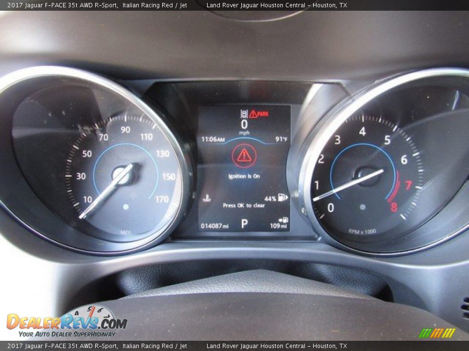 2017 Jaguar F-PACE 35t AWD R-Sport Italian Racing Red / Jet Photo #30