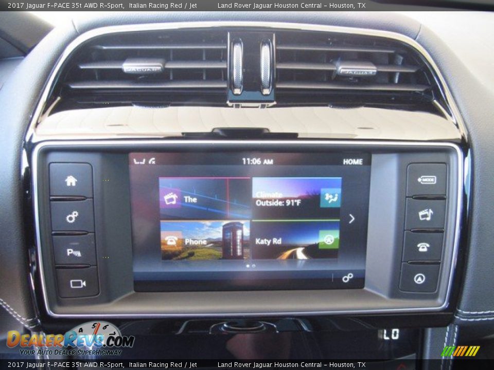 2017 Jaguar F-PACE 35t AWD R-Sport Italian Racing Red / Jet Photo #31