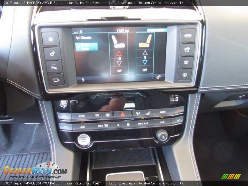2017 Jaguar F-PACE 35t AWD R-Sport Italian Racing Red / Jet Photo #36