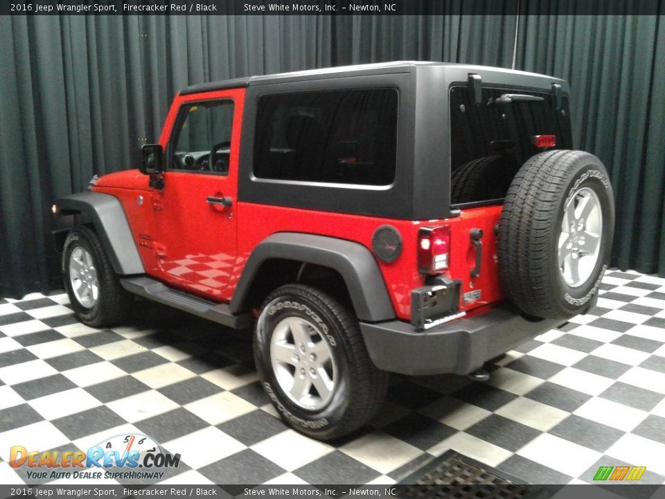 2016 Jeep Wrangler Sport Firecracker Red / Black Photo #8