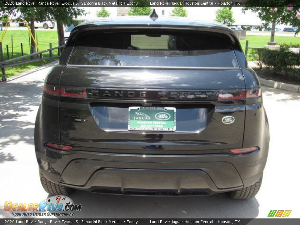 2020 Land Rover Range Rover Evoque S Santorini Black Metallic / Ebony Photo #8