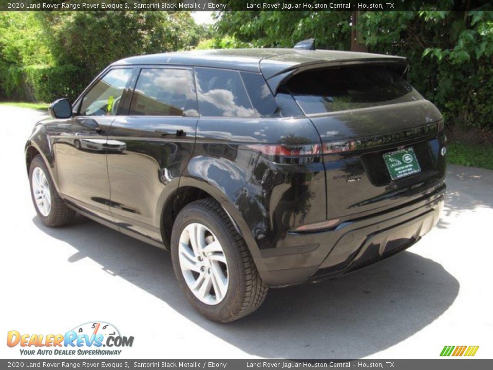 2020 Land Rover Range Rover Evoque S Santorini Black Metallic / Ebony Photo #12