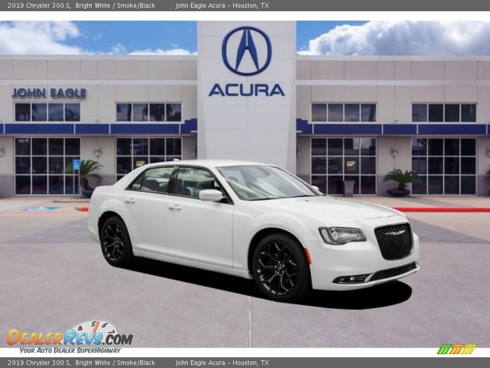 2019 Chrysler 300 S Bright White / Smoke/Black Photo #1