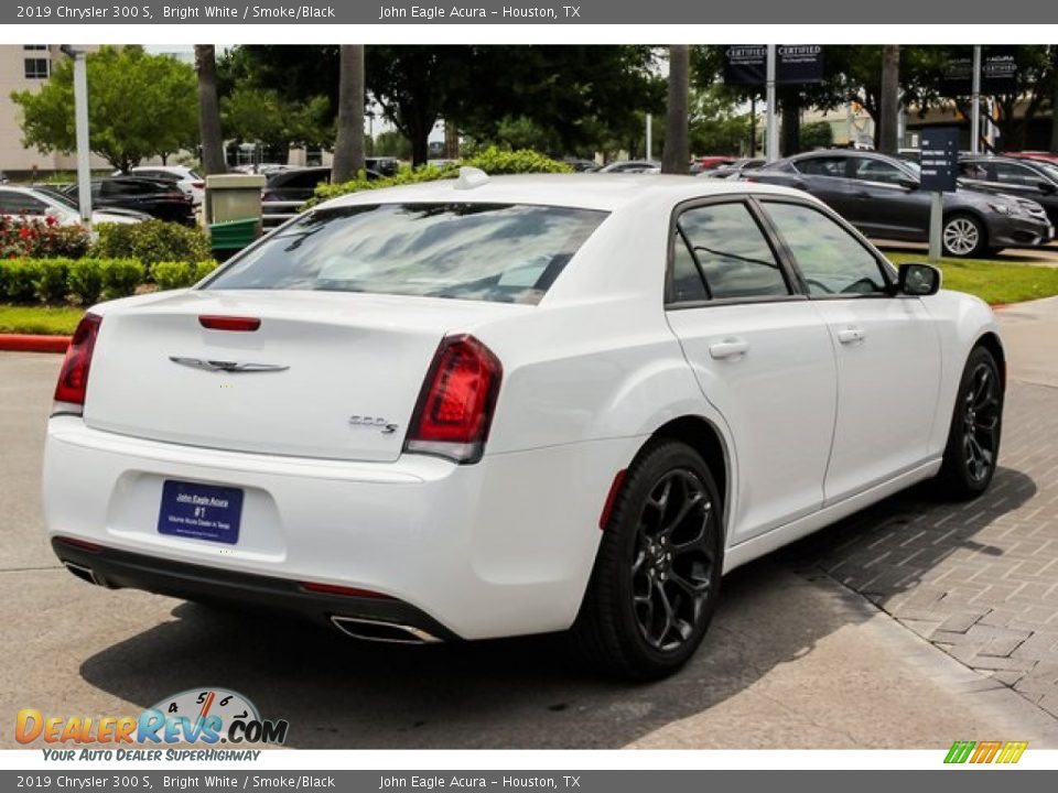 2019 Chrysler 300 S Bright White / Smoke/Black Photo #7