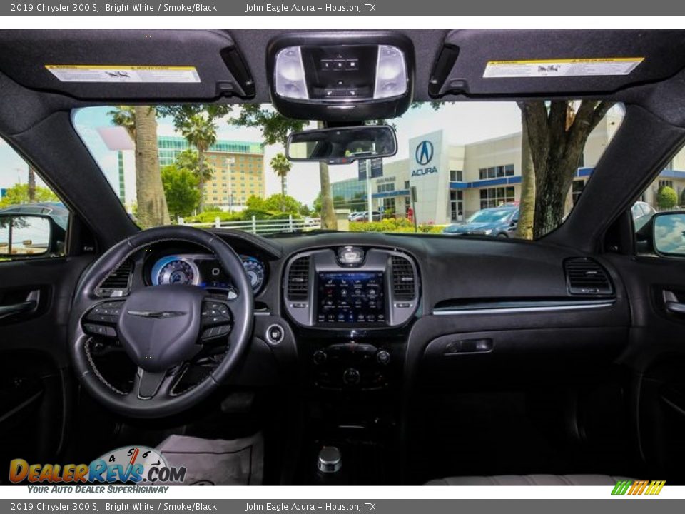 2019 Chrysler 300 S Bright White / Smoke/Black Photo #26