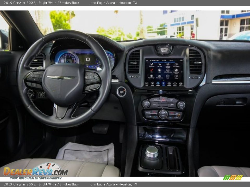 2019 Chrysler 300 S Bright White / Smoke/Black Photo #27