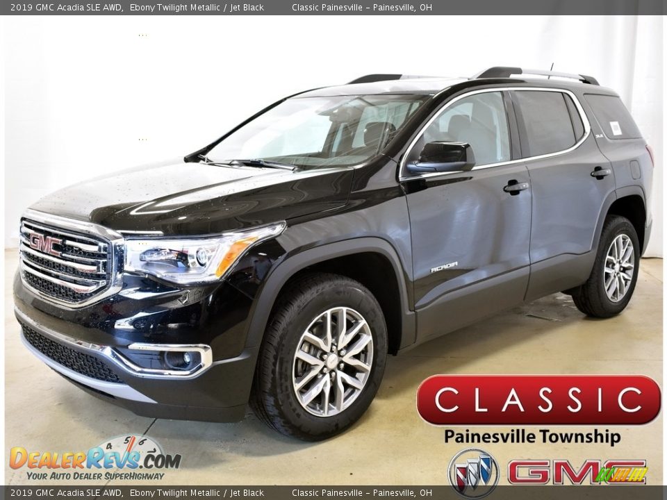 2019 GMC Acadia SLE AWD Ebony Twilight Metallic / Jet Black Photo #1