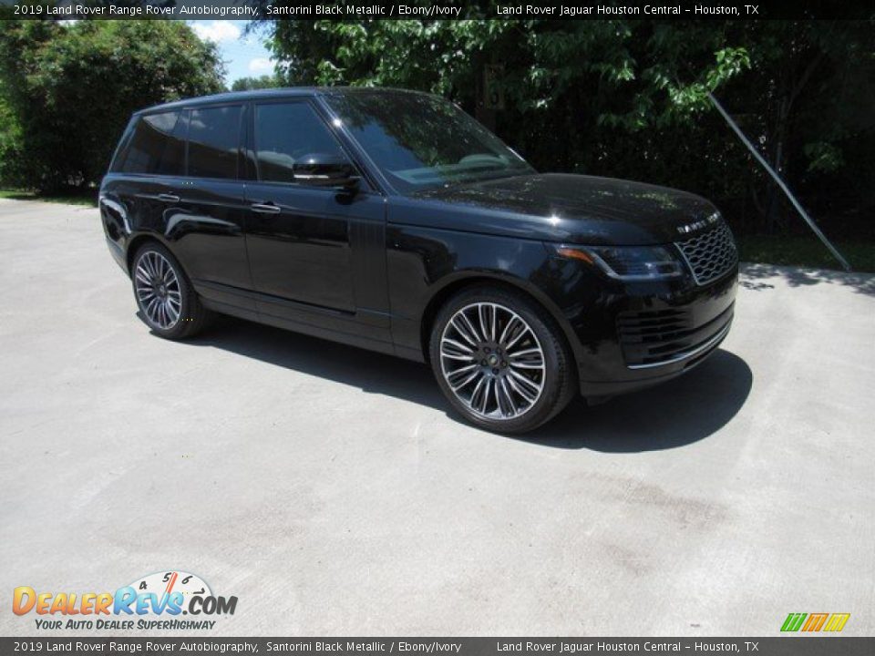 2019 Land Rover Range Rover Autobiography Santorini Black Metallic / Ebony/Ivory Photo #1