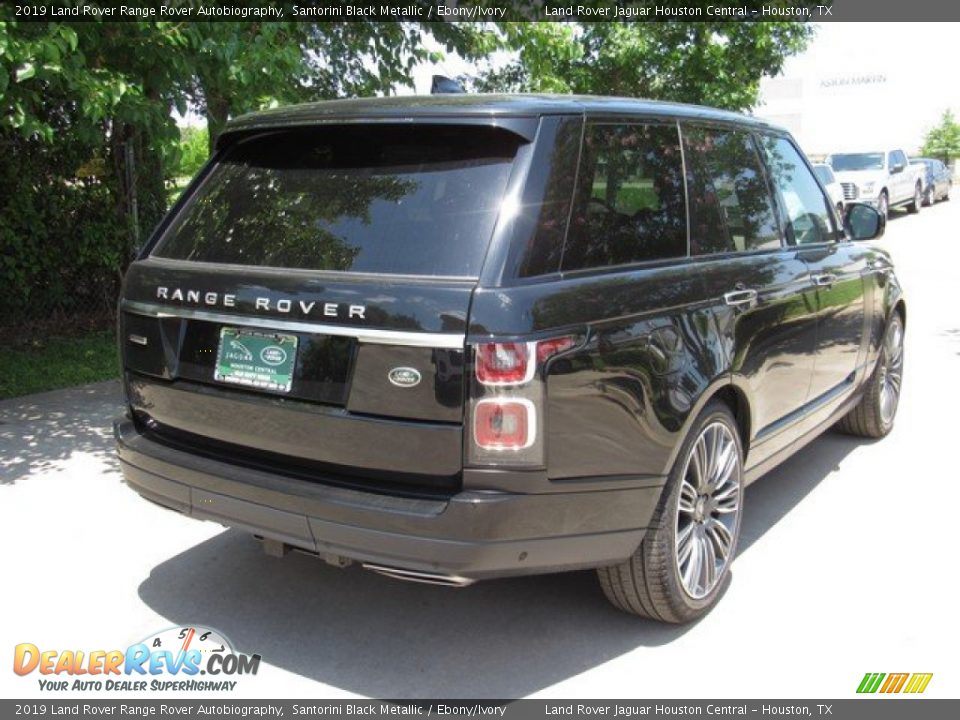 2019 Land Rover Range Rover Autobiography Santorini Black Metallic / Ebony/Ivory Photo #7