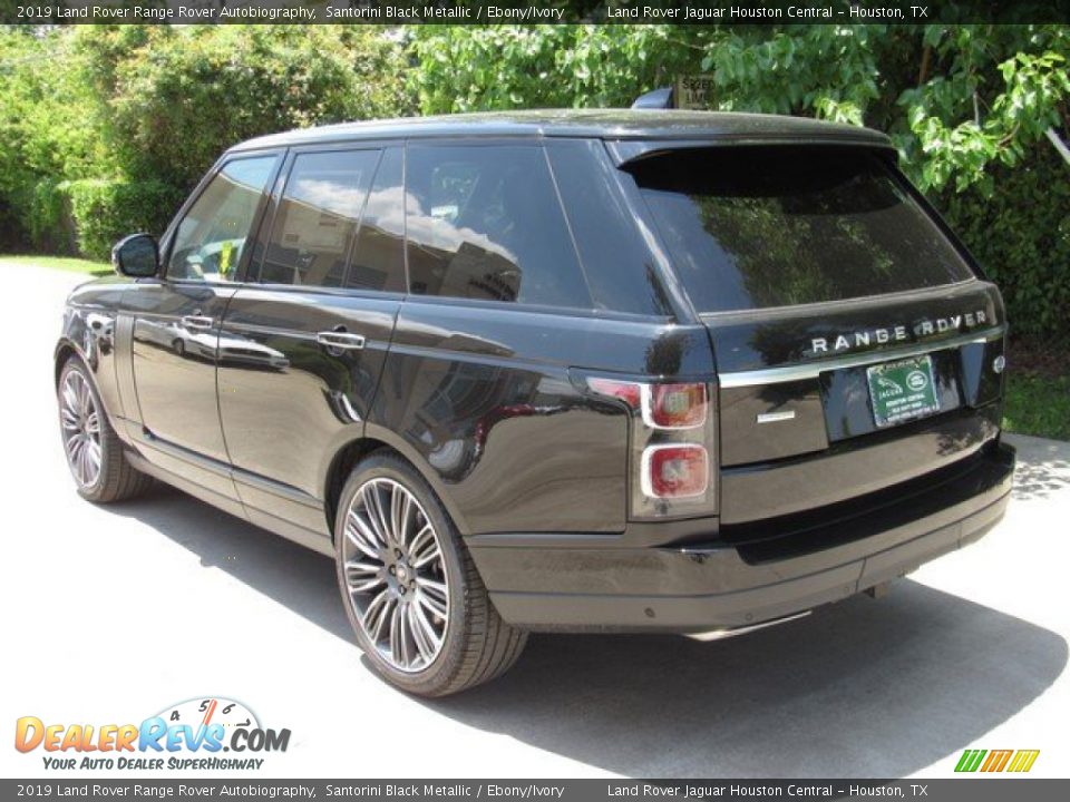 2019 Land Rover Range Rover Autobiography Santorini Black Metallic / Ebony/Ivory Photo #12