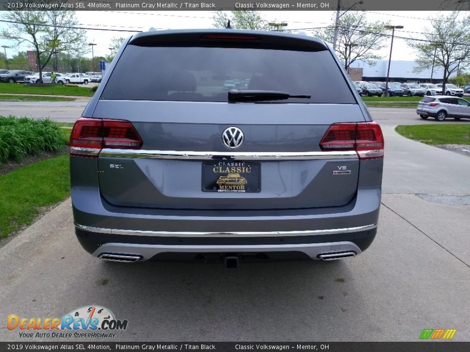 2019 Volkswagen Atlas SEL 4Motion Platinum Gray Metallic / Titan Black Photo #5