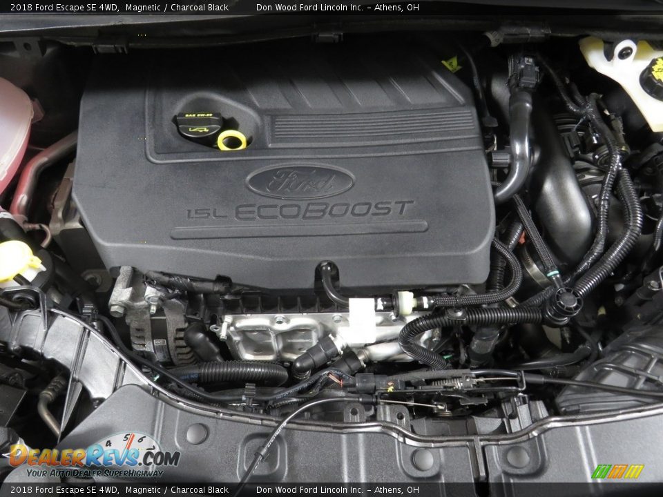 2018 Ford Escape SE 4WD Magnetic / Charcoal Black Photo #6