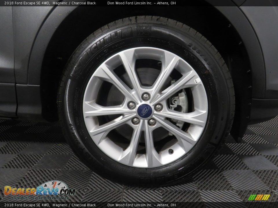 2018 Ford Escape SE 4WD Magnetic / Charcoal Black Photo #18
