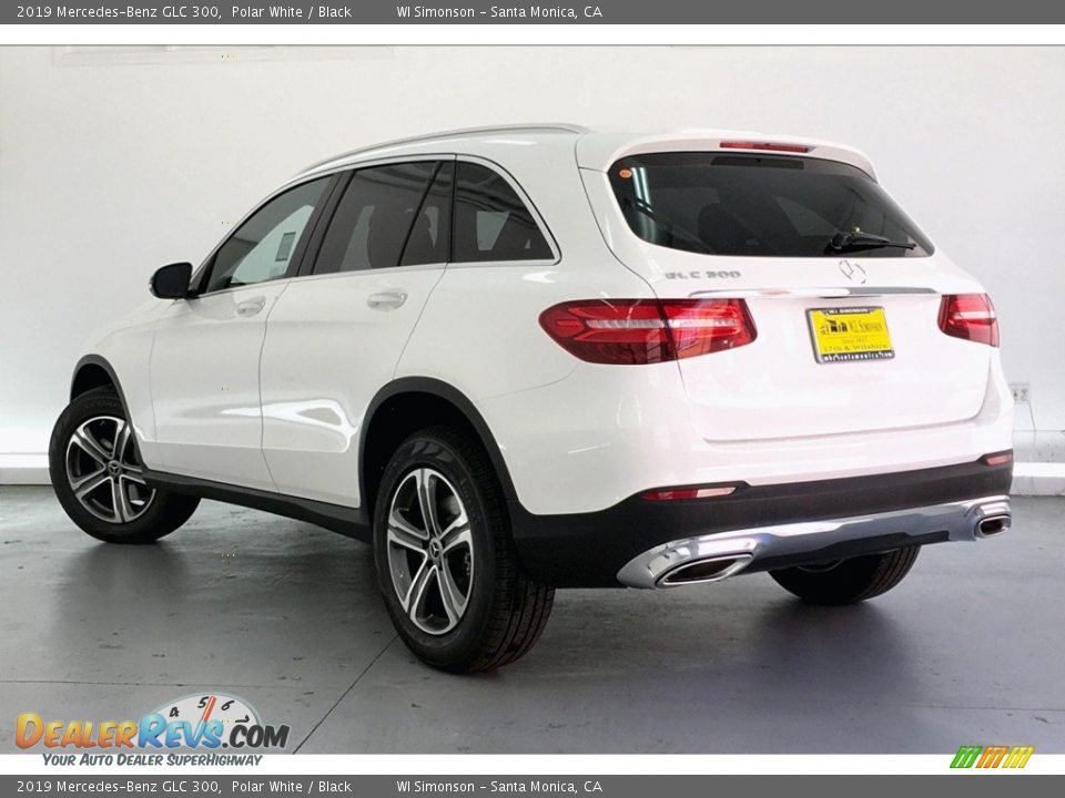 2019 Mercedes-Benz GLC 300 Polar White / Black Photo #2