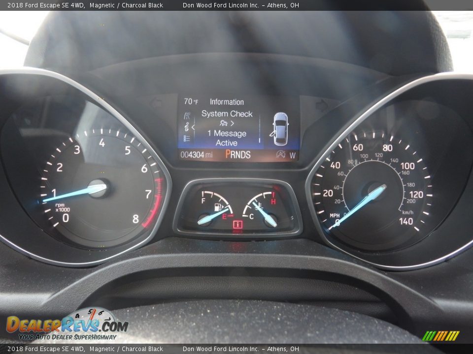 2018 Ford Escape SE 4WD Magnetic / Charcoal Black Photo #33
