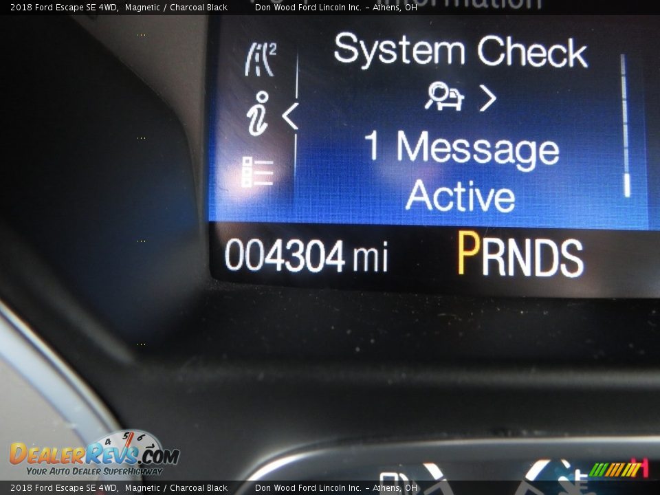2018 Ford Escape SE 4WD Magnetic / Charcoal Black Photo #34