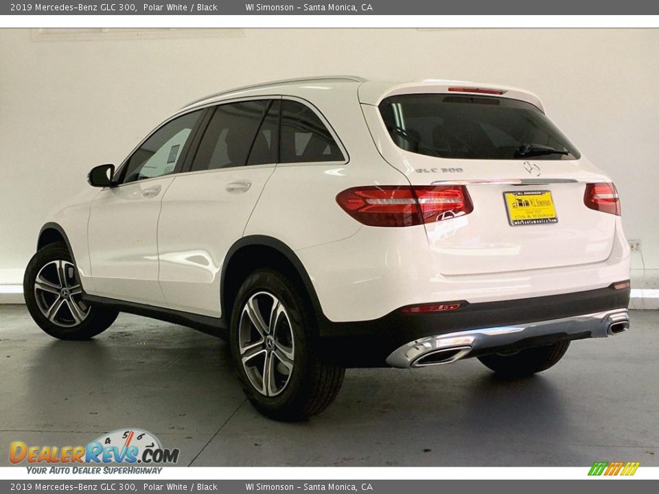 2019 Mercedes-Benz GLC 300 Polar White / Black Photo #2