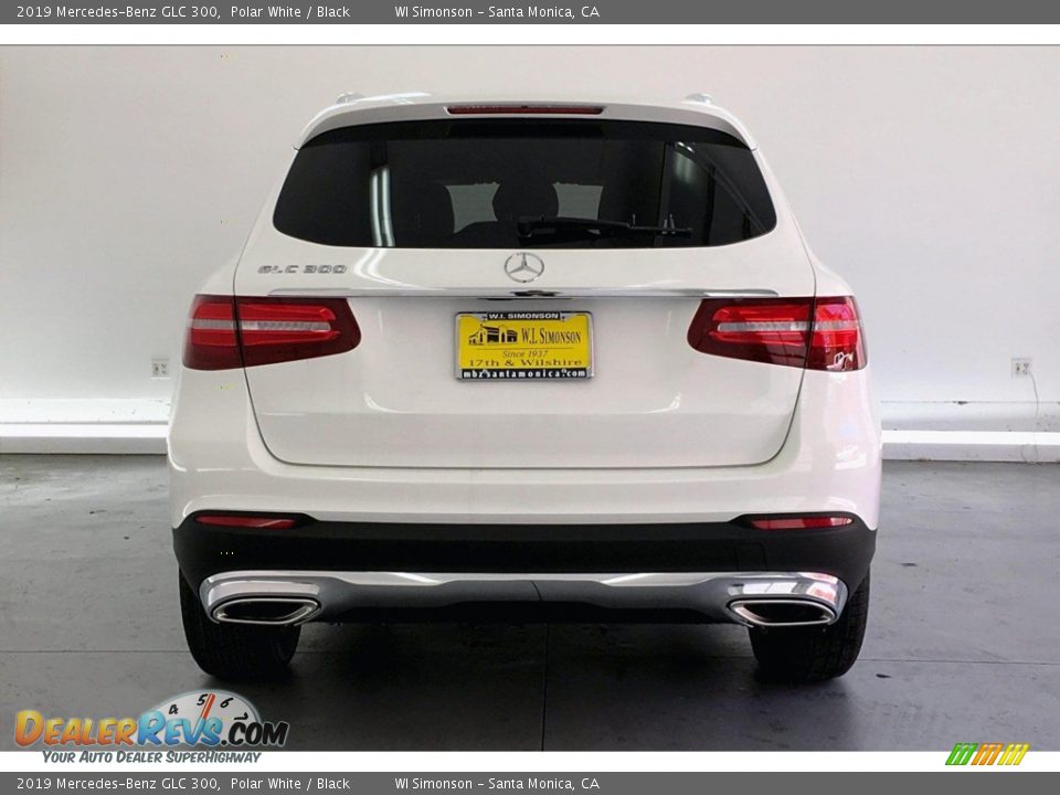 2019 Mercedes-Benz GLC 300 Polar White / Black Photo #3