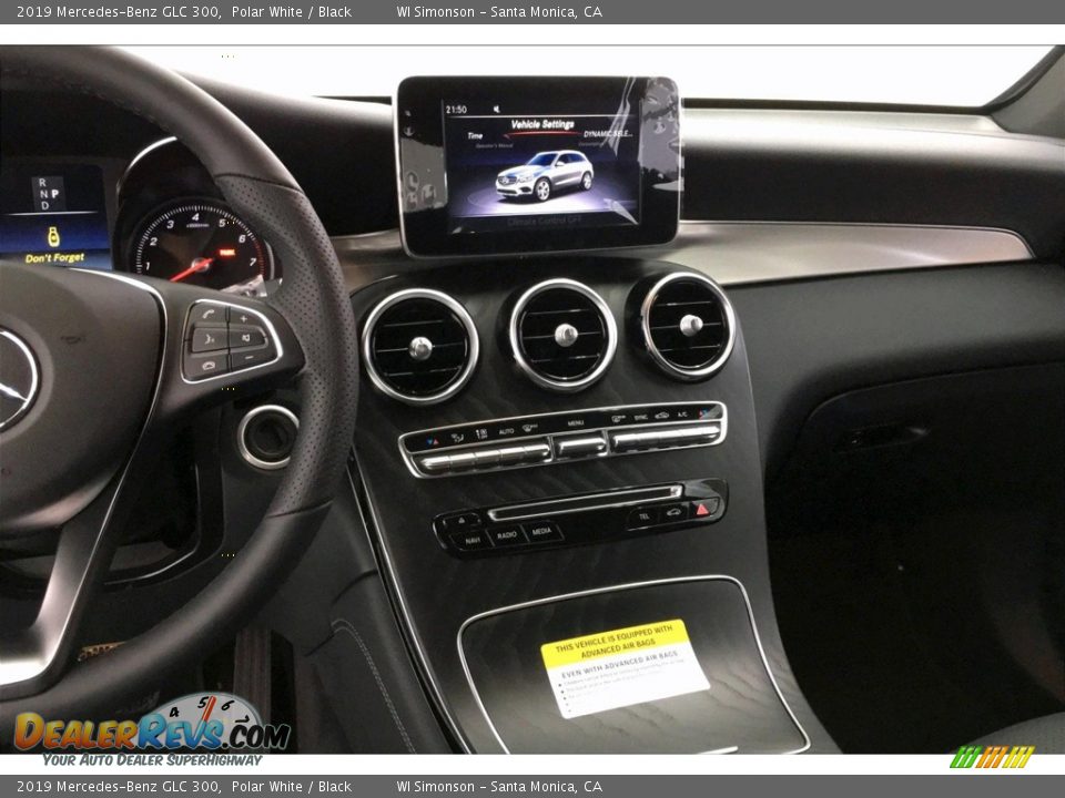 2019 Mercedes-Benz GLC 300 Polar White / Black Photo #6