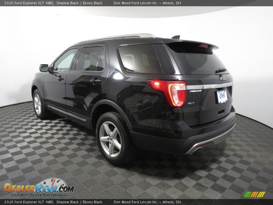 2016 Ford Explorer XLT 4WD Shadow Black / Ebony Black Photo #8