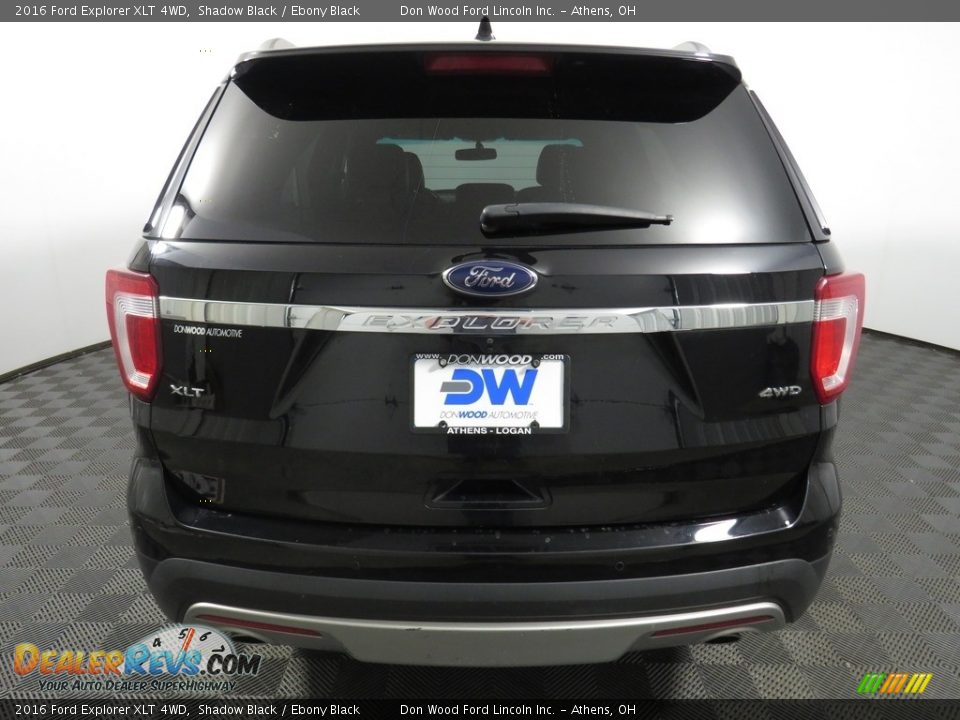 2016 Ford Explorer XLT 4WD Shadow Black / Ebony Black Photo #10