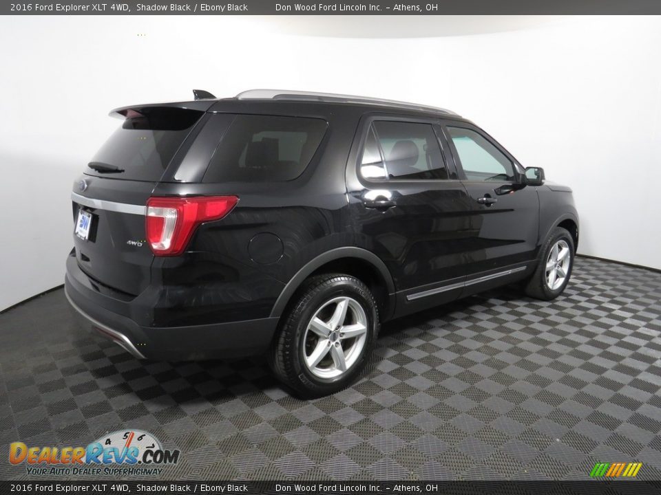 2016 Ford Explorer XLT 4WD Shadow Black / Ebony Black Photo #13