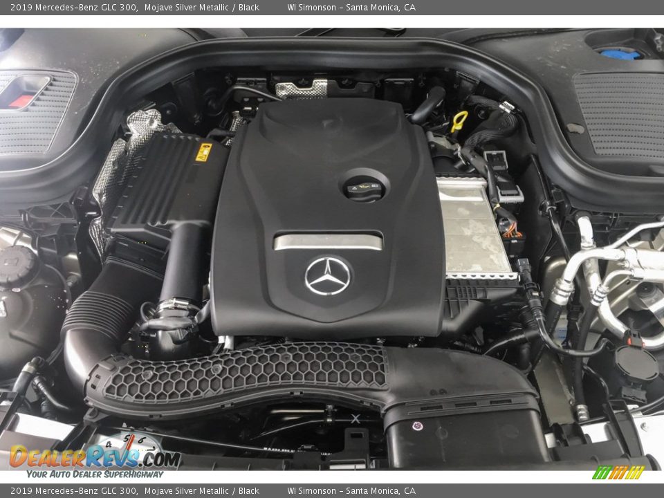 2019 Mercedes-Benz GLC 300 Mojave Silver Metallic / Black Photo #8