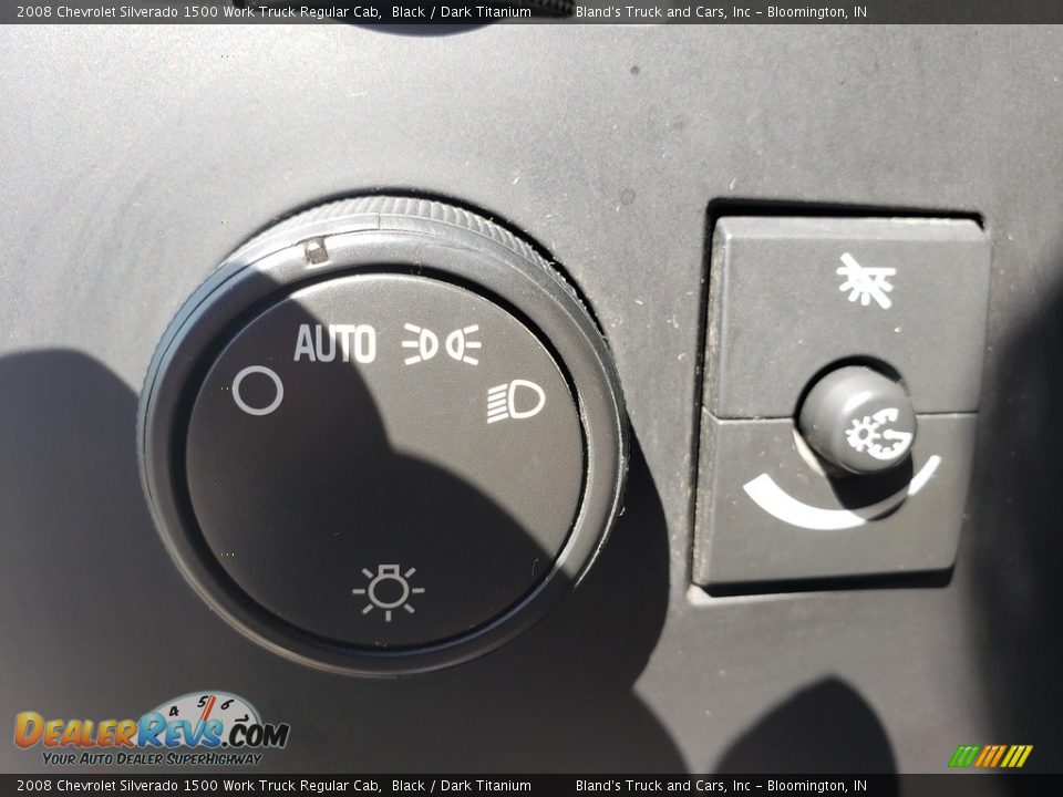 2008 Chevrolet Silverado 1500 Work Truck Regular Cab Black / Dark Titanium Photo #8