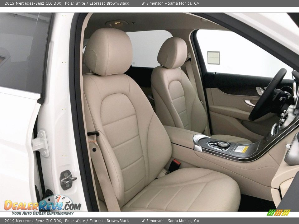 2019 Mercedes-Benz GLC 300 Polar White / Espresso Brown/Black Photo #5