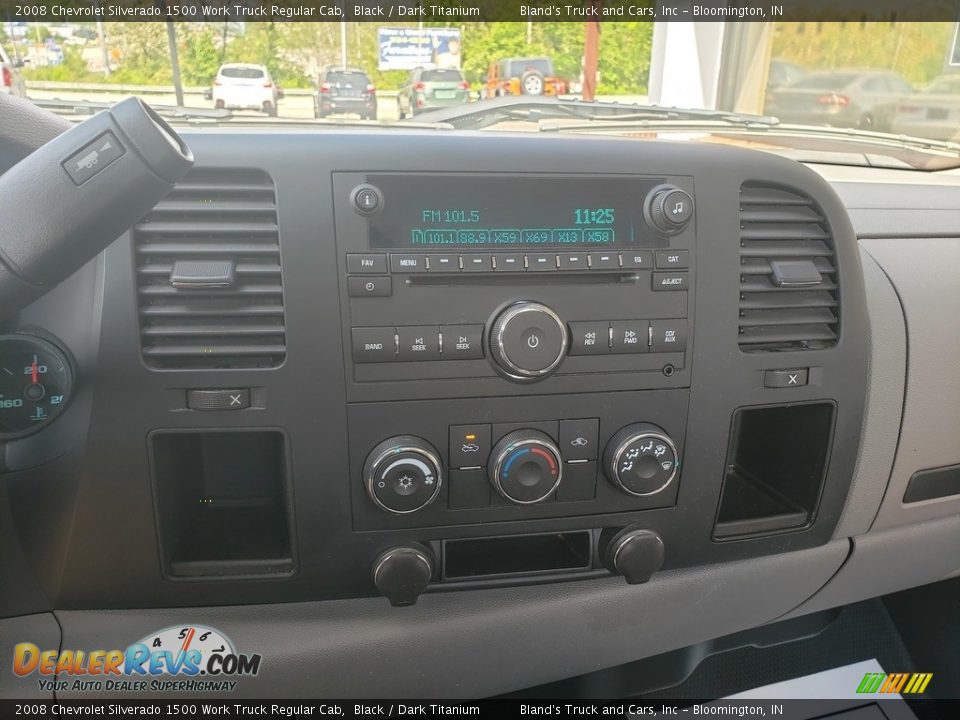 2008 Chevrolet Silverado 1500 Work Truck Regular Cab Black / Dark Titanium Photo #13