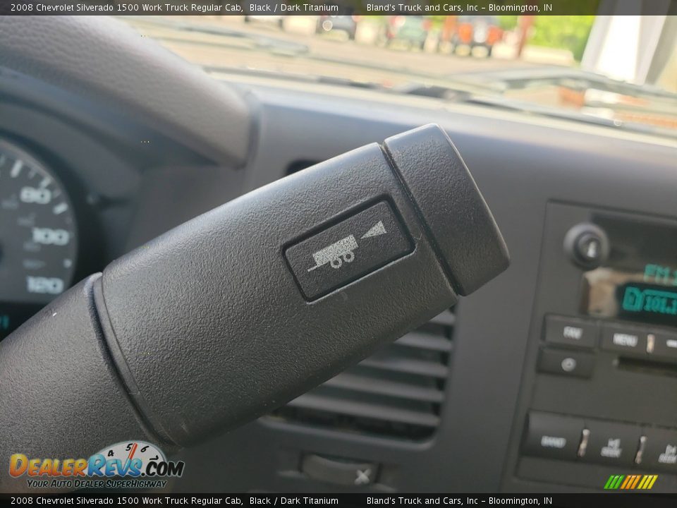 2008 Chevrolet Silverado 1500 Work Truck Regular Cab Black / Dark Titanium Photo #14