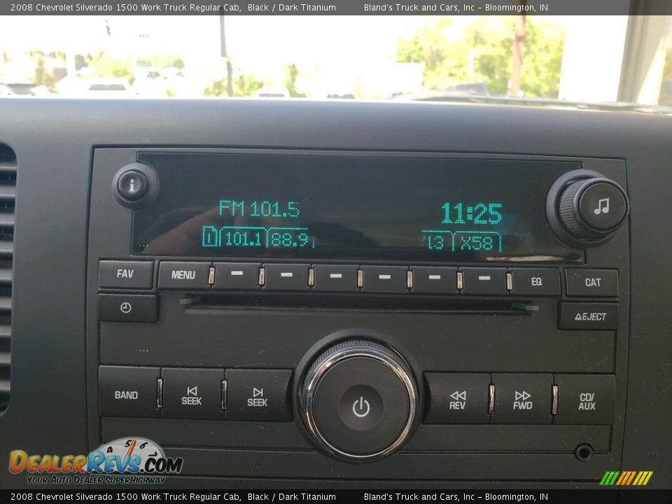 2008 Chevrolet Silverado 1500 Work Truck Regular Cab Black / Dark Titanium Photo #15