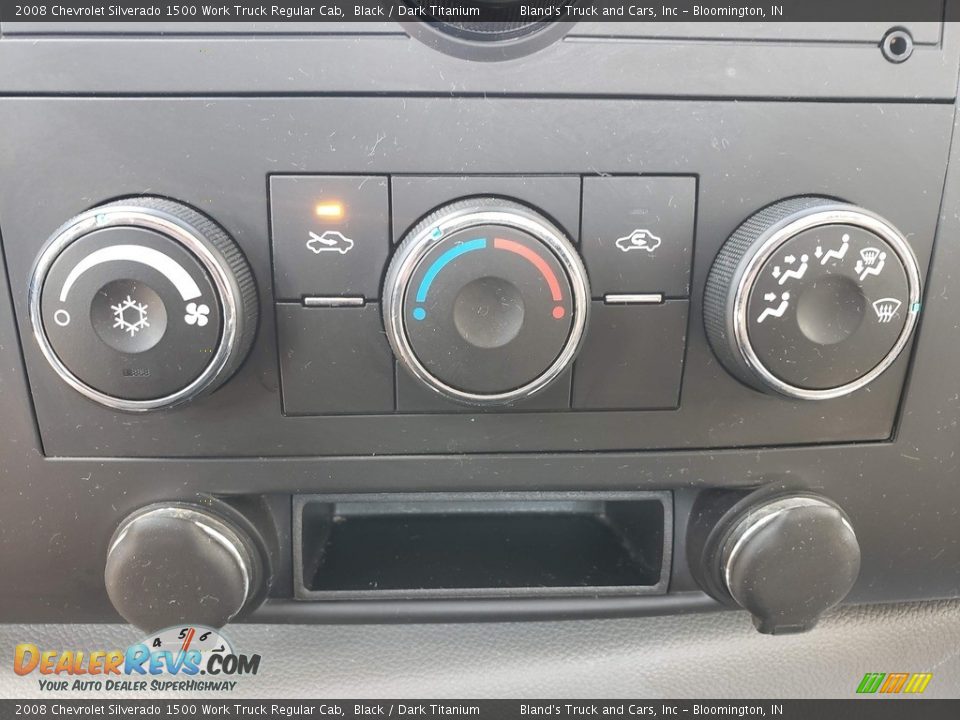 2008 Chevrolet Silverado 1500 Work Truck Regular Cab Black / Dark Titanium Photo #16