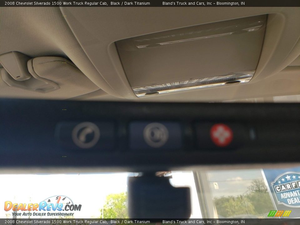 2008 Chevrolet Silverado 1500 Work Truck Regular Cab Black / Dark Titanium Photo #20
