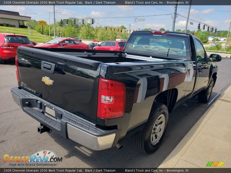 2008 Chevrolet Silverado 1500 Work Truck Regular Cab Black / Dark Titanium Photo #26