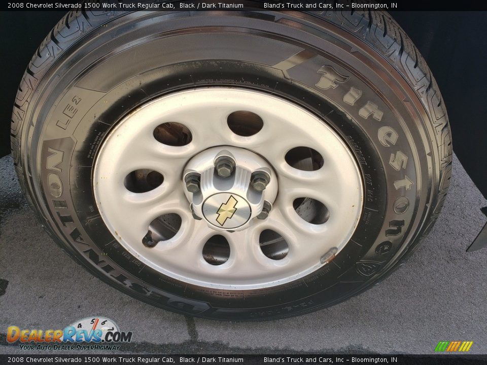 2008 Chevrolet Silverado 1500 Work Truck Regular Cab Black / Dark Titanium Photo #29