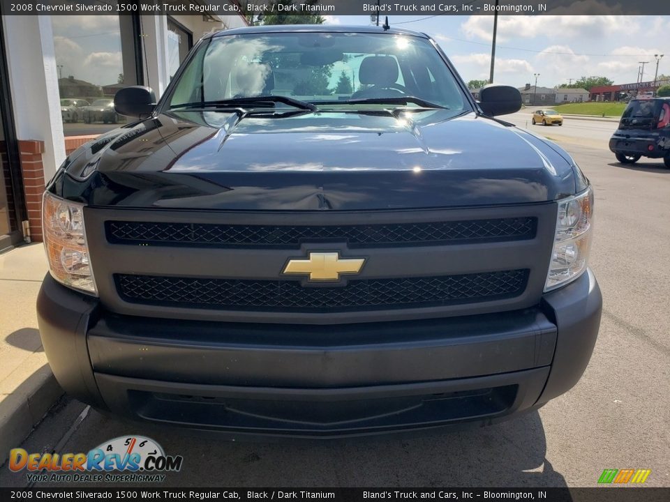 2008 Chevrolet Silverado 1500 Work Truck Regular Cab Black / Dark Titanium Photo #31