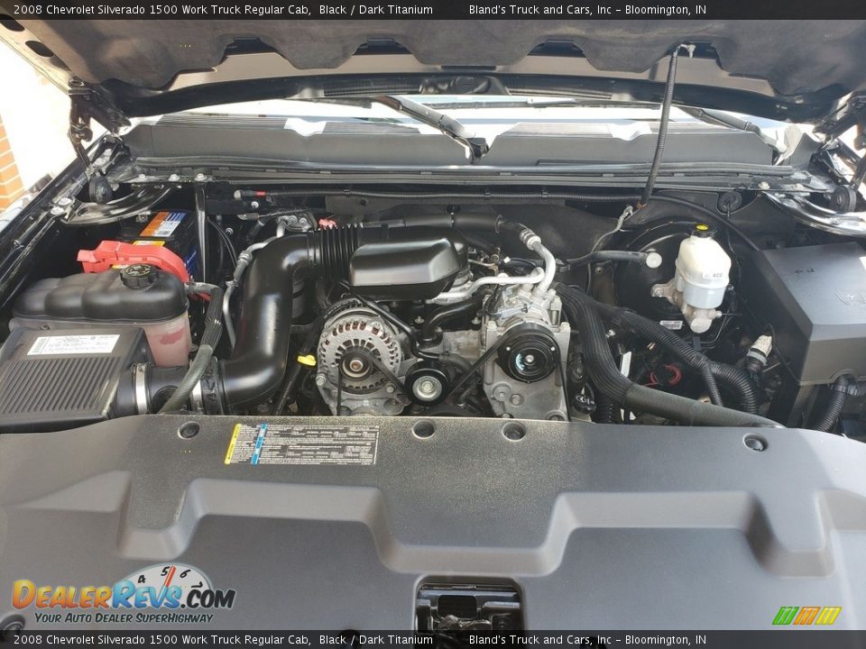 2008 Chevrolet Silverado 1500 Work Truck Regular Cab Black / Dark Titanium Photo #32
