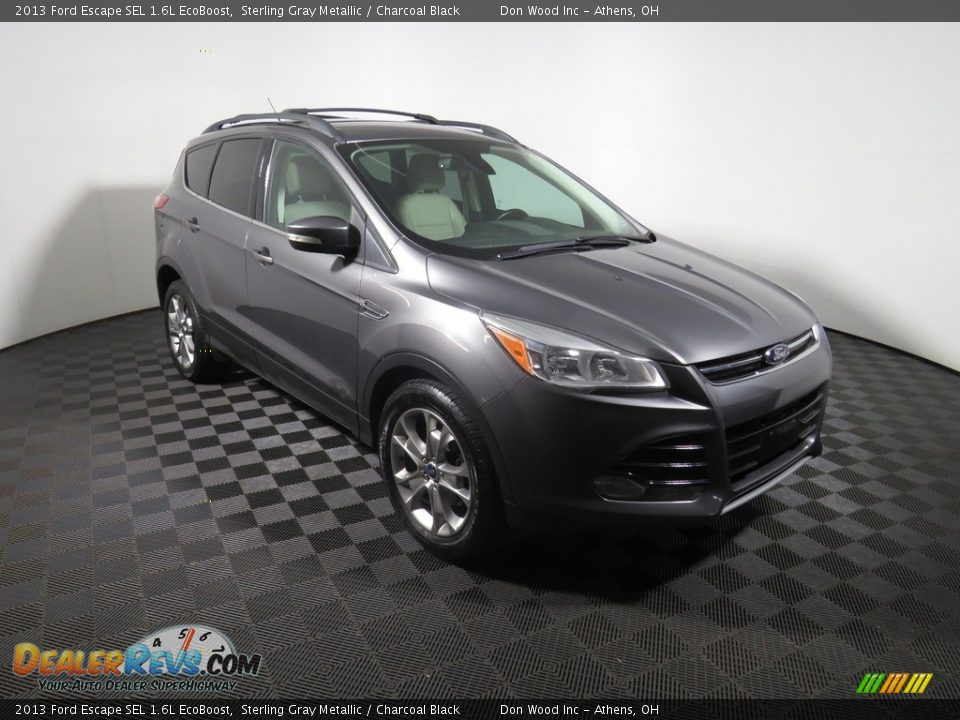 2013 Ford Escape SEL 1.6L EcoBoost Sterling Gray Metallic / Charcoal Black Photo #2