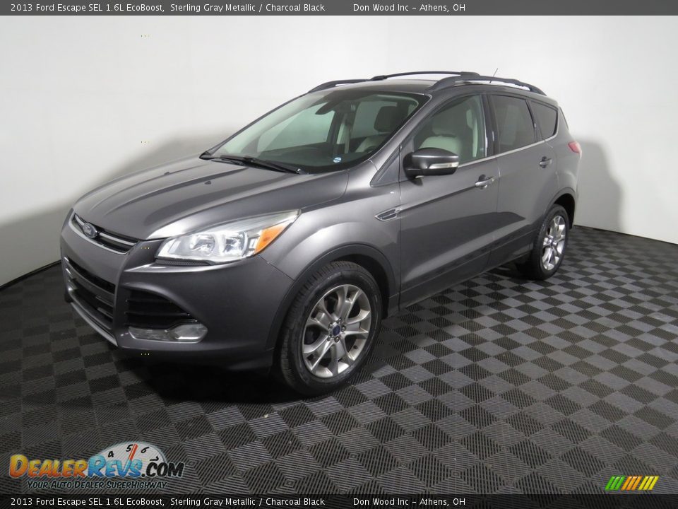 2013 Ford Escape SEL 1.6L EcoBoost Sterling Gray Metallic / Charcoal Black Photo #7